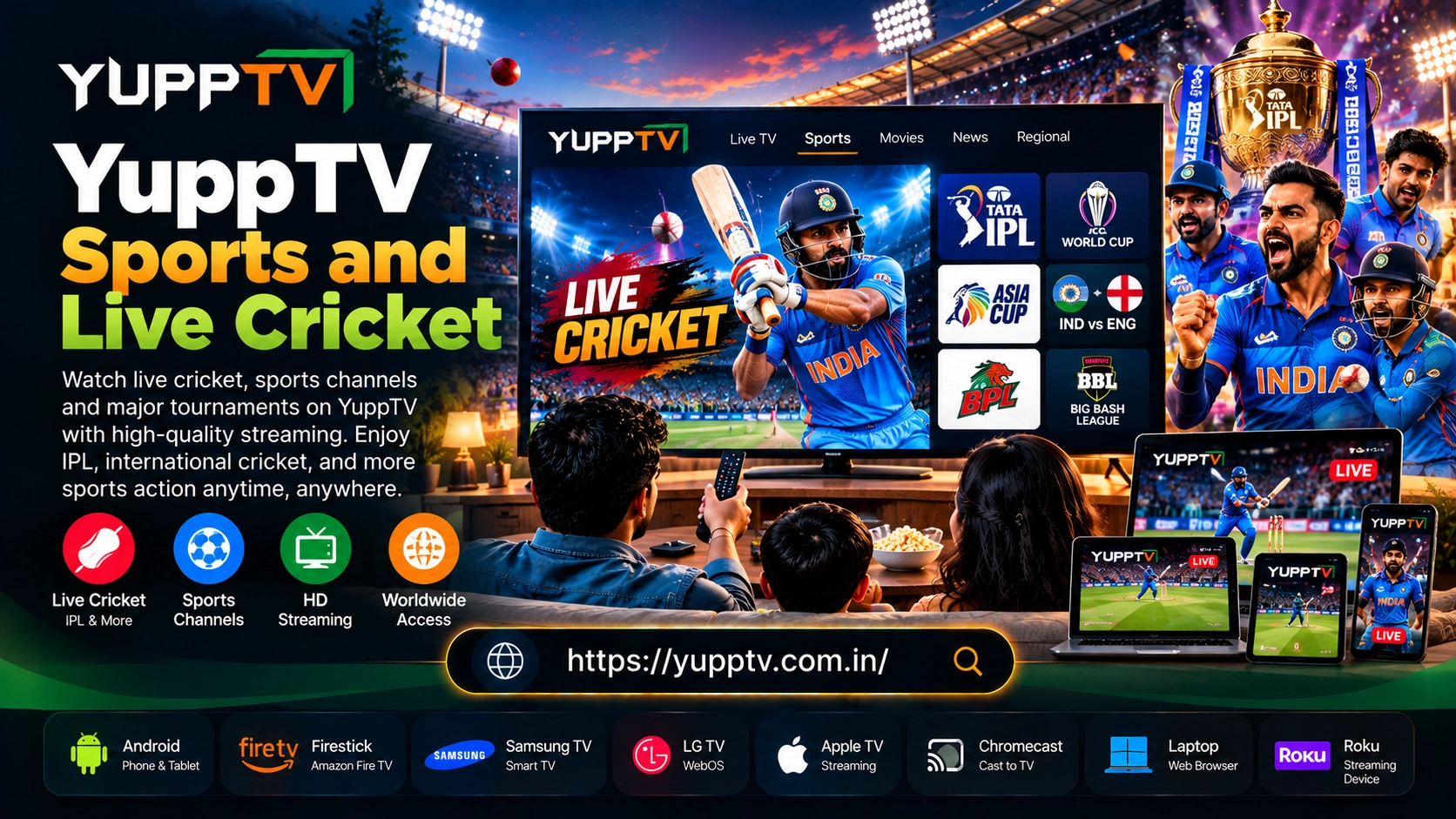 YuppTV Sports and Live Cricket